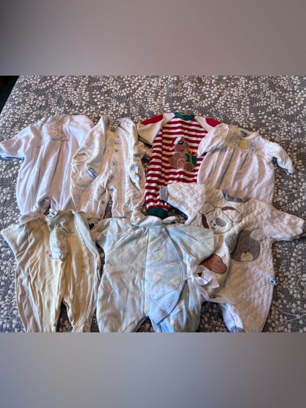 Vintage lot of Little Me bay clothes 0-9 months